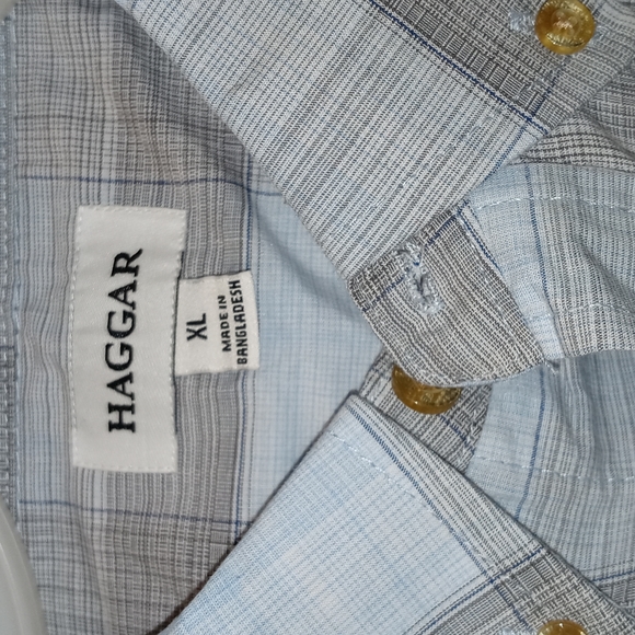 0304 Haggar Button Up Shirt - Picture 4 of 8